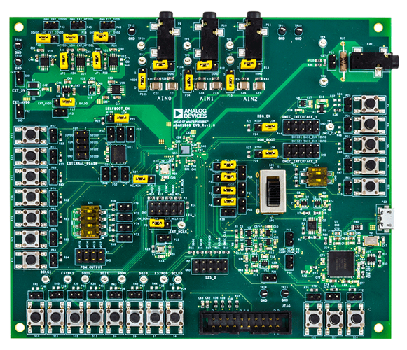 EVAL-ADAU1860EBZ Evaluation Board - Top View