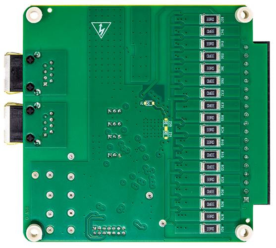 ADBMS1818 Evaluation Board - Bottom View