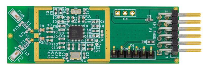 EVAL-ADF7242-PMDZ Evaluation Board - Top View