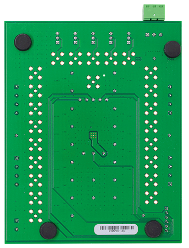 EVAL-ADG1206LEBZ Evaluation Board - Bottom View