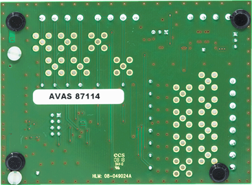 EVAL-ADGS1209SDZ Evaluation Board - Bottom View