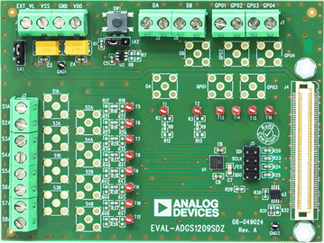 EVAL-ADGS1209SDZ Evaluation Board - Top View