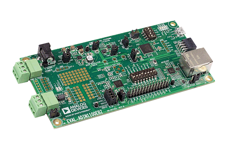 ADIN1100 Evaluation Board - Angle View