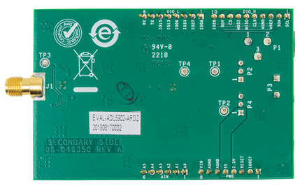 EVAL-ADL5902-ARDZ Evaluation Board - Bottom View