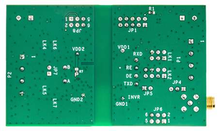 EVAL-ADM2495E Board Photo Bottom View