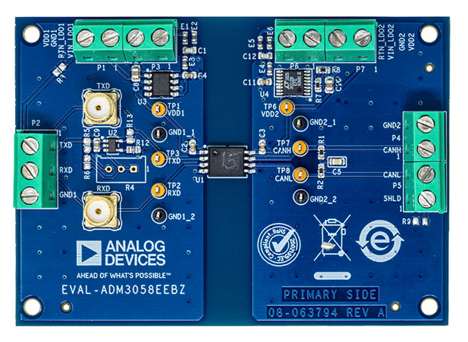 EVAL-ADM3058EEBZ TOP