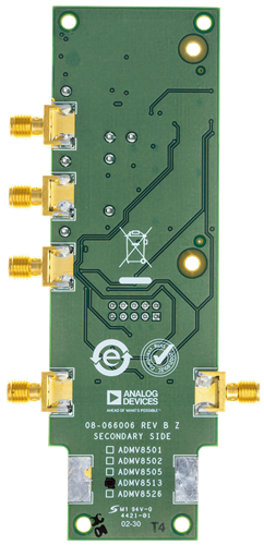 ADMV8513 Evaluation Board - Bottom