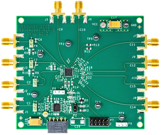 EVAL-ADN2817EBZ Evaluation Board - Top View