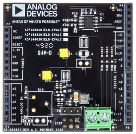 ADP1660SHIELD-EVALZ Evaluation Board - Top View