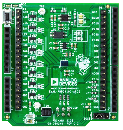 EVAL-ADPD4100-ARDZ Evaluation Board - Top View