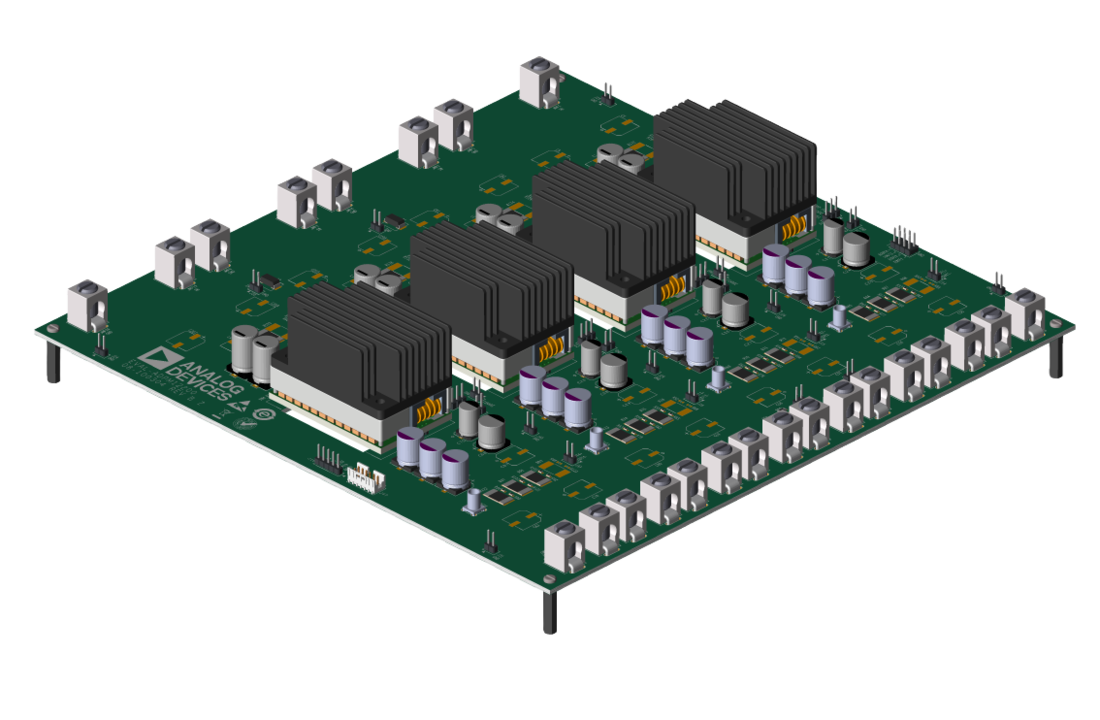 EVAL ADPM12200 Evaluation Board Angle View