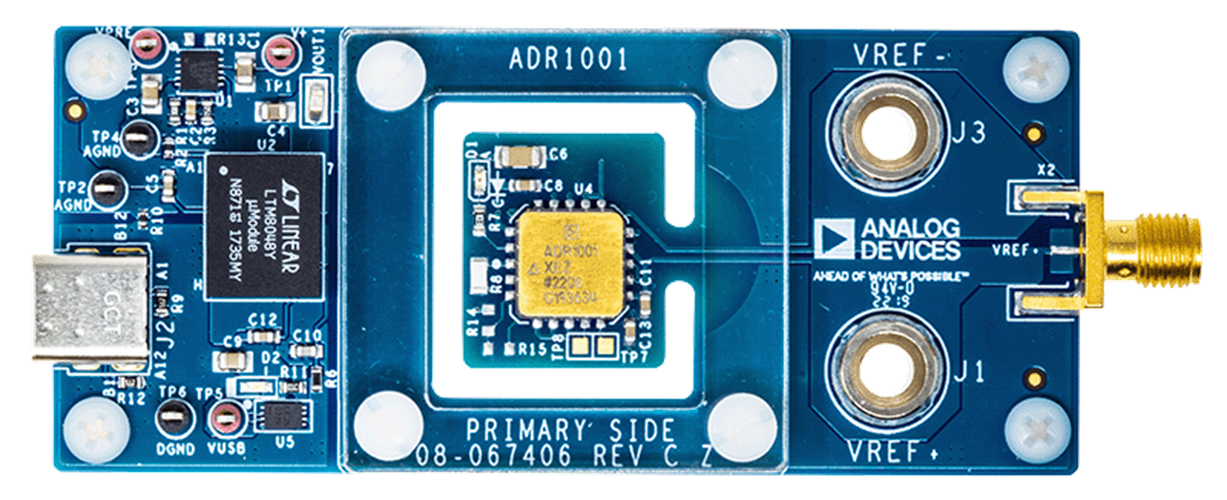EVAL-ADR1001 Evaluation Board - Top View
