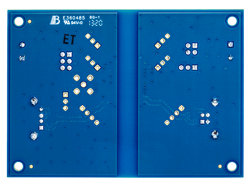 EVAL-ADuM4166EBZ Evaluation Board - Bottom View