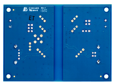EVAL-ADuM4166EBZ Evaluation Board - Bottom View