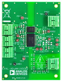 EVAL-ADUM4195 Evaluation Board Photo Top View