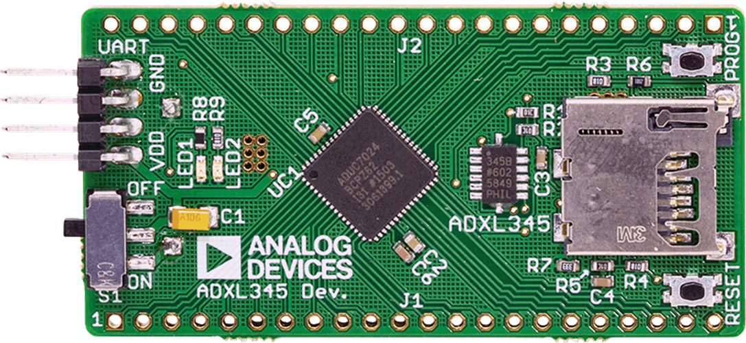 ADXL345Z-DB Evaluation Board - Top View