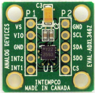 ADXL346Z Breakout Board | Analog Devices