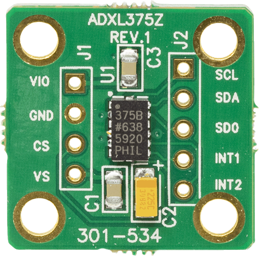 ADXL375 Evaluation Board