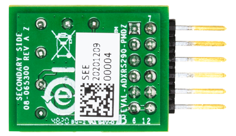 EVAL-ADXRS290-PMDZ Evaluation Board - Bottom View