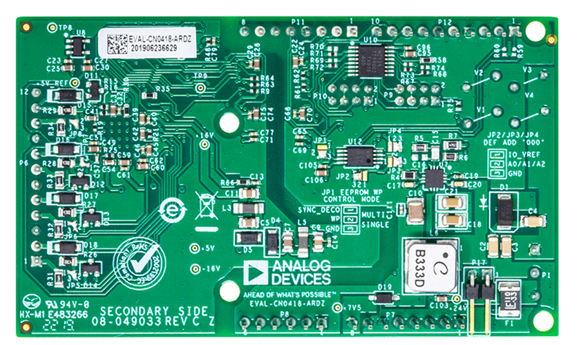 EVAL-CN0418-ARDZ - Bottom View