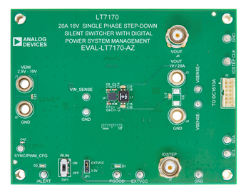 EVAL-LT7170-AZ Board Photo Top View