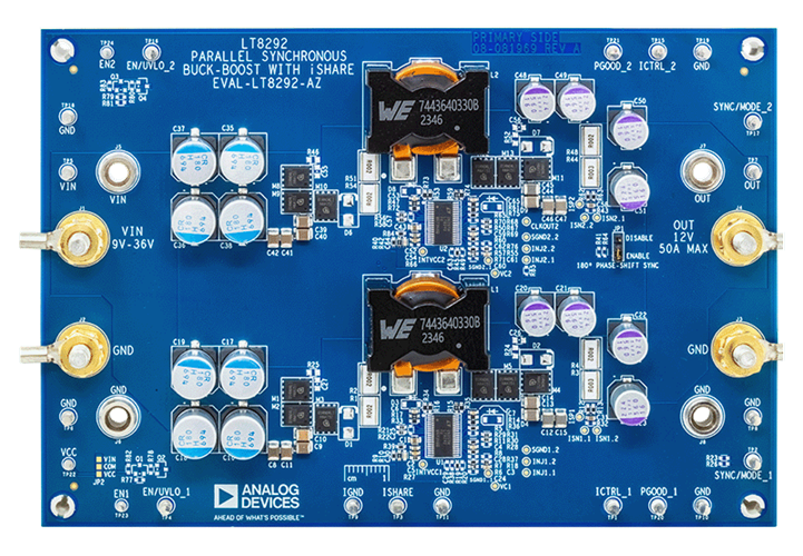 EVAL-LT8292-AZ Board Photo Top View