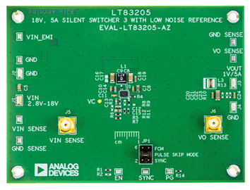 EVAL-LT83205-AZ Board Photo Top View