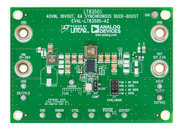 EVAL-LT8350S-AZ Board Photo Top View