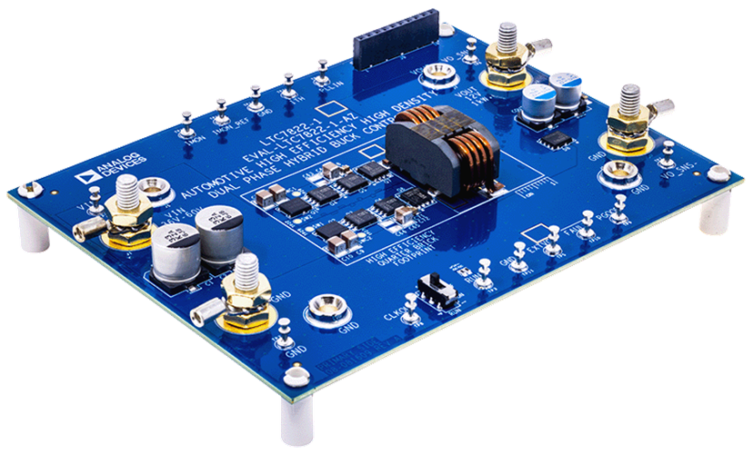 EVAL-LTC7822-1-AZ Board Photo Angle View