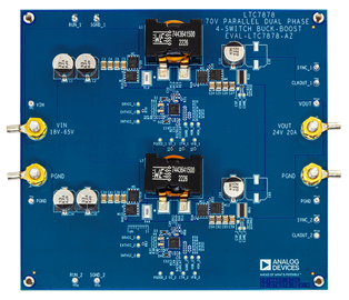 EVAL-LTC7878-AZ Board Photo Top View