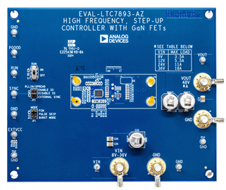 EVAL-LTC7893-AZ Board Photo Top View