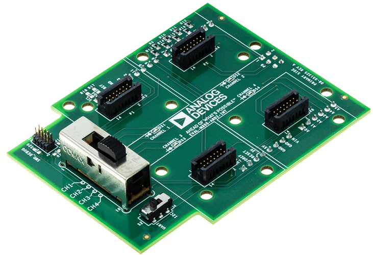 M355-ARDZ-INT Evaluation Board - Angle View