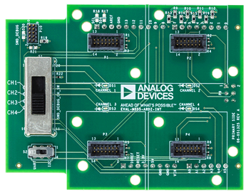M355-ARDZ-INT Evaluation Board - Top View