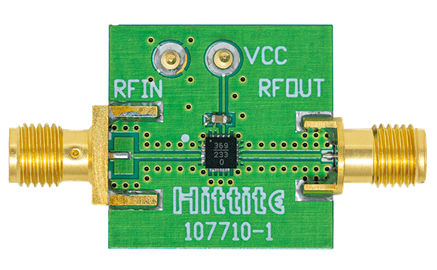 HMC369 Evaluation Board - Top View