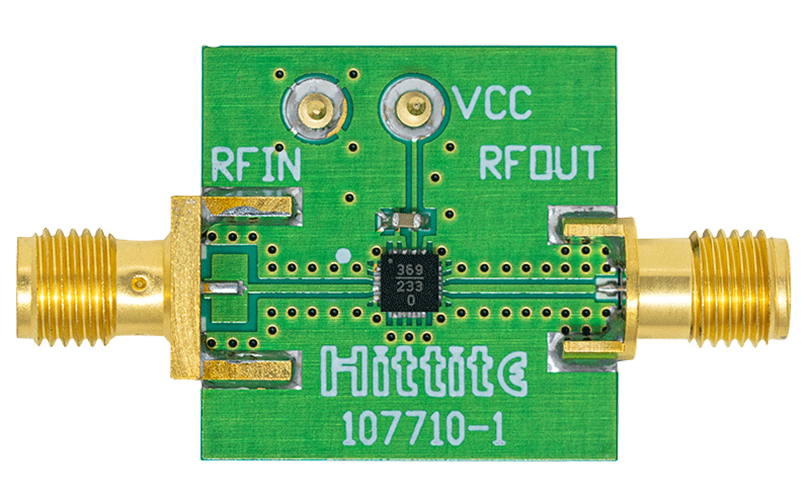 HMC369 Evaluation Board - Top View