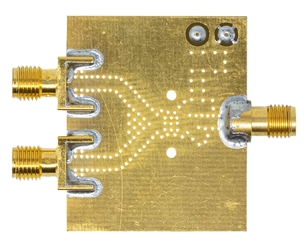 HMC437 Evaluation Board - Bottom View