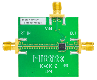 HMC444 Evaluation Board - Top View