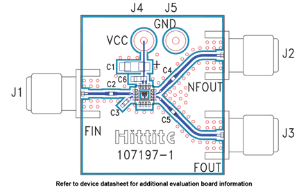 HMC493 Evaluation Board