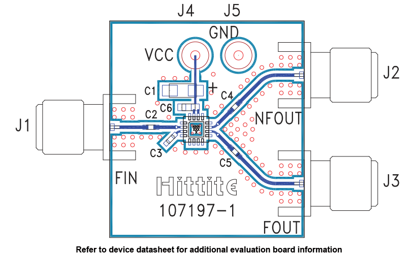 HMC493 Evaluation Board