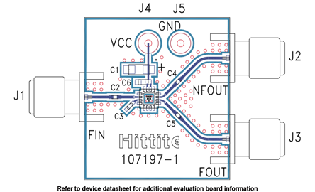 HMC494 Evaluation Board