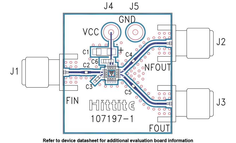 HMC494 Evaluation Board