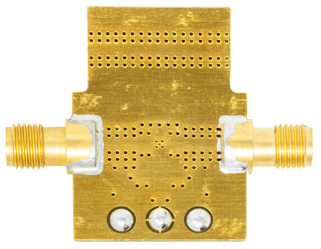 HMC573 Evaluation Board - Bottom View