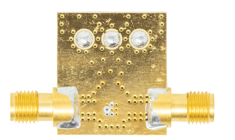 HMC575 Evaluation Board - Bottom View