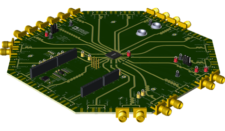 EVAL-HMC7044B Board Photo Top View