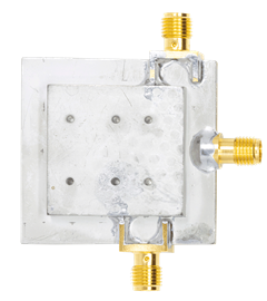 HMC736LP4 Evaluation Board - Bottom View