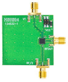 HMC736LP4 Evaluation Board - Top View