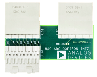 HSC-ADC-FIFO5-INTZ Interposer Board - Top View