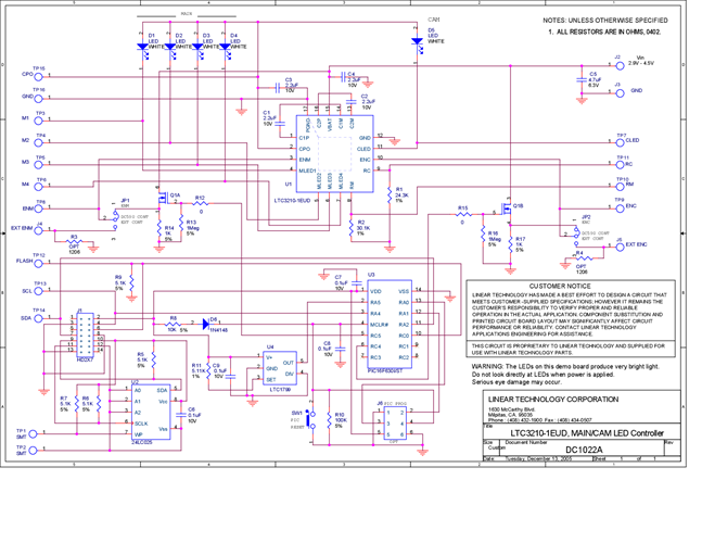 DC1022A - Schematic