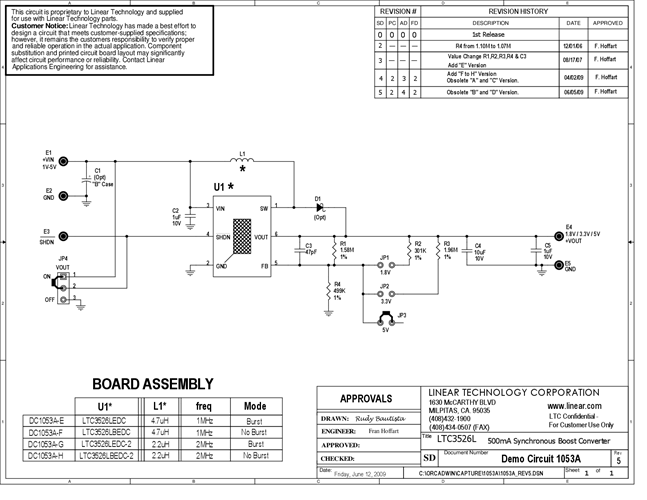 DC1053A-E - Schematic