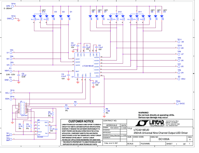 DC1055A - Schematic